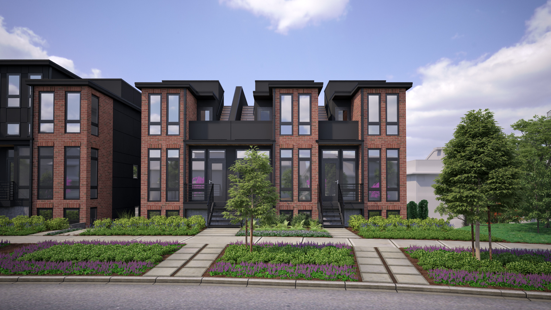 New Luxury Townhomes in Seattle by Gamut360 Gamut360